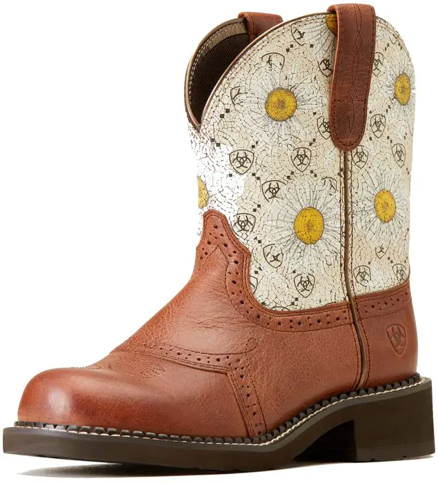 Ariat Women's Heritage Round Toe Leather Western Boots