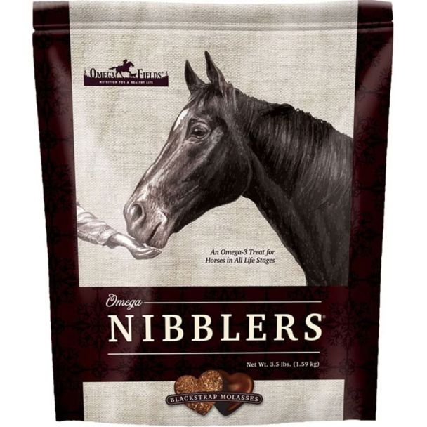 Omega Nibblers Low Starch and Sugar Treats Molasses Flavored 3.5 lb