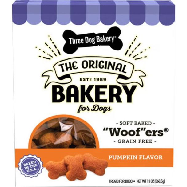 Woofers Grain Free Soft-Baked Cookies - Pumpkin - 13oz