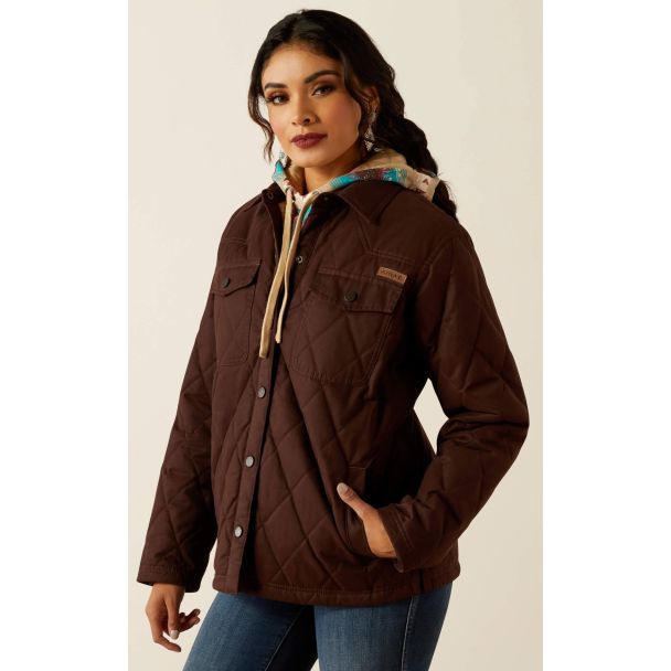 Grizzly Quilted Barn Jacket - Mole