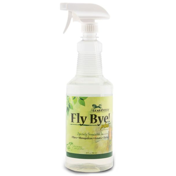Fly Bye! Plus 32oz Spray Bottle<a href="https://guaranteedhorseproducts.com/products/32-oz-fly-bye-plus" target="_blank" rel="noopener"></a>