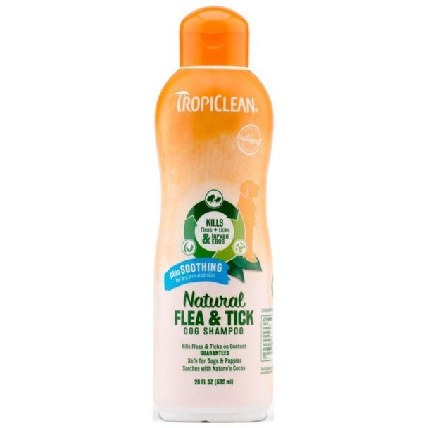 Natural Flea &amp; Tick Shampoo Plus Soothing