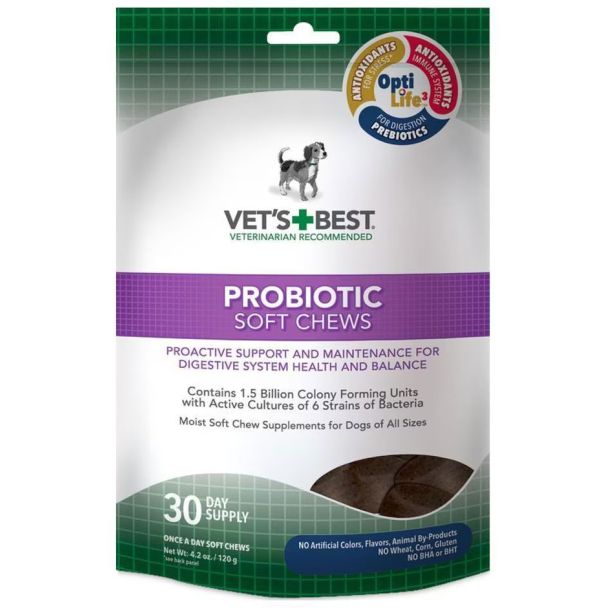 Vet's Best Probiotic Soft Chew - 30 Days