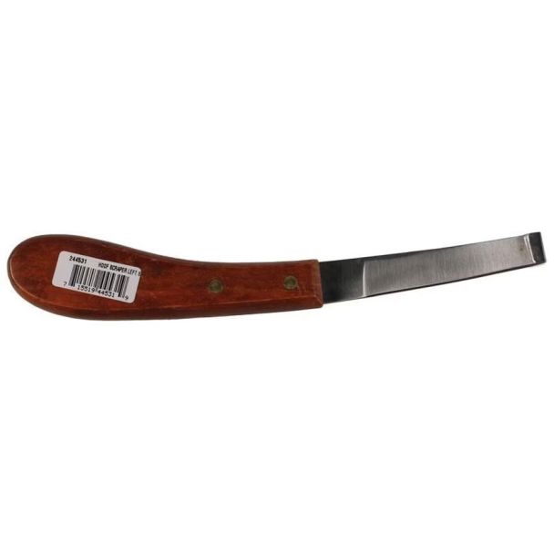 Wide Single Blade Hoof Knife - Left Handed