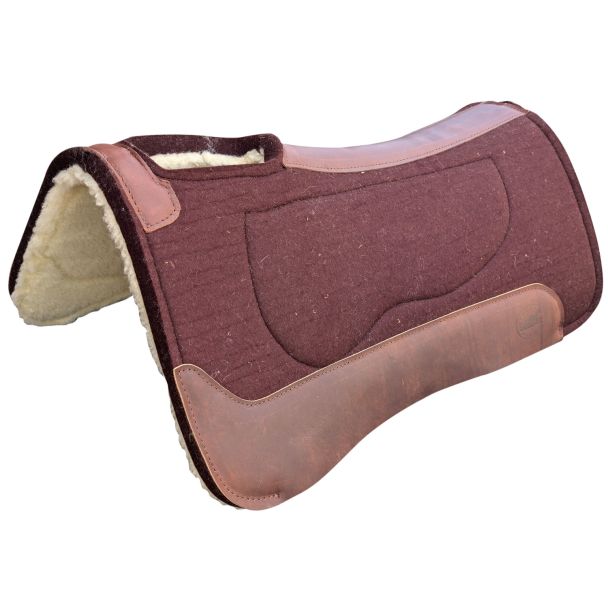 Bar J Peak Performance Contoured Wool Pad