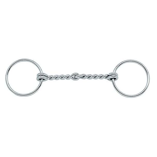 Draft Bit, 6" Single Twisted Wire Snaffle Mouth