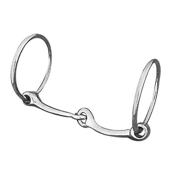 Draft Bit, 6" Snaffle Mouth, Nickel Plated&nbsp;