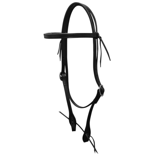 Browband Headstall -Black - Large Horse / Gypsy