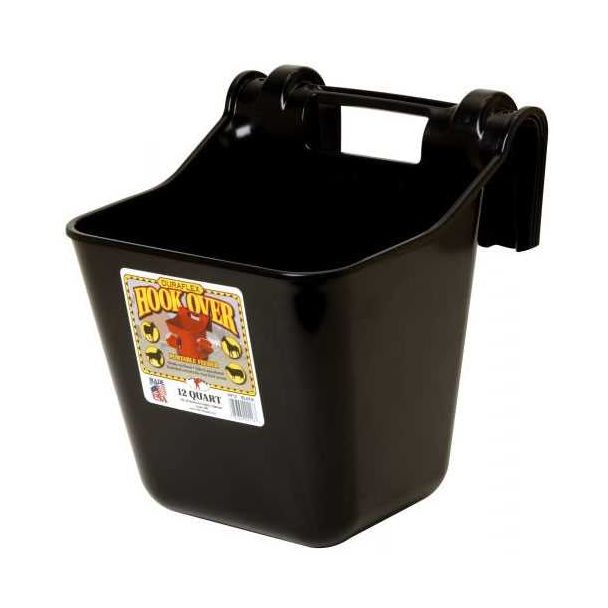 12 Quart Plastic Hook Over Feeder - Colors