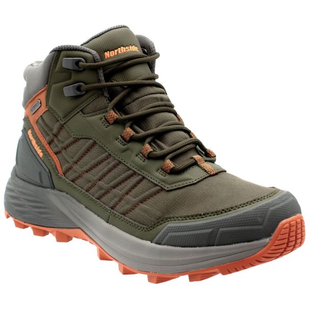 Men's Eaglewood Mid Waterproof Hiking Boot - Olive/Orange
