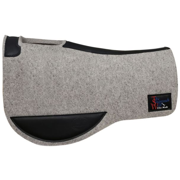 Contoured Wool Felt Trail Pad 3/4"