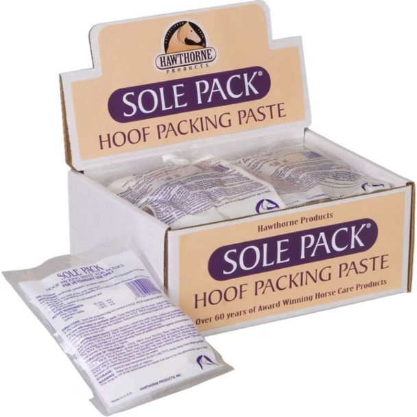 Hawthorne Sole Pack Medicated Hoof Packing Paste - Single Packs
