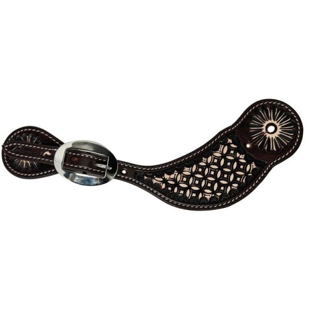 Professional's Choice Ladies Chocolate Confection Spur Straps