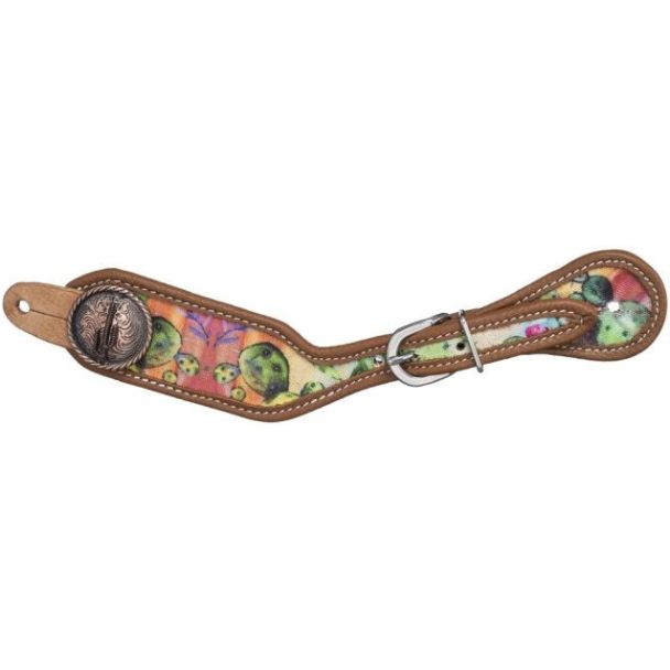 Silver Royal Cactus Spur Straps