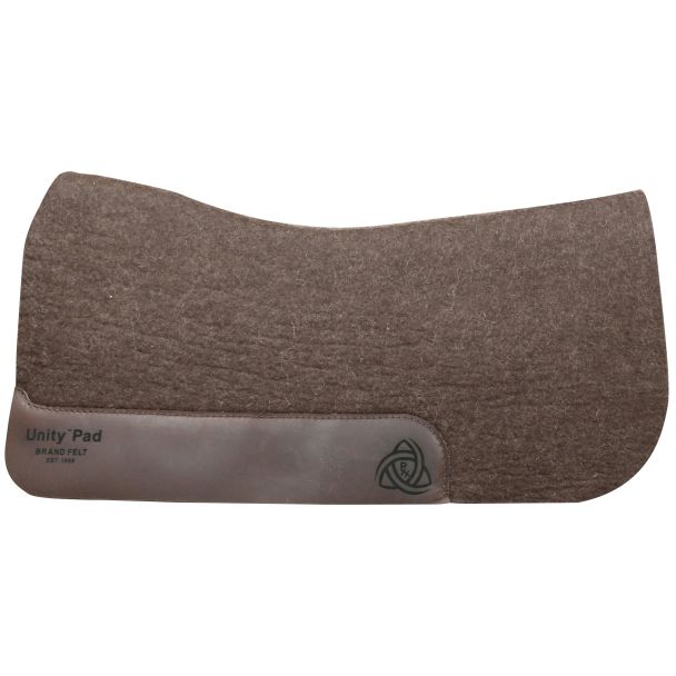 Penly Horsemanship Unity Saddle Pad - Brown - 3/4" x 32" x 32"