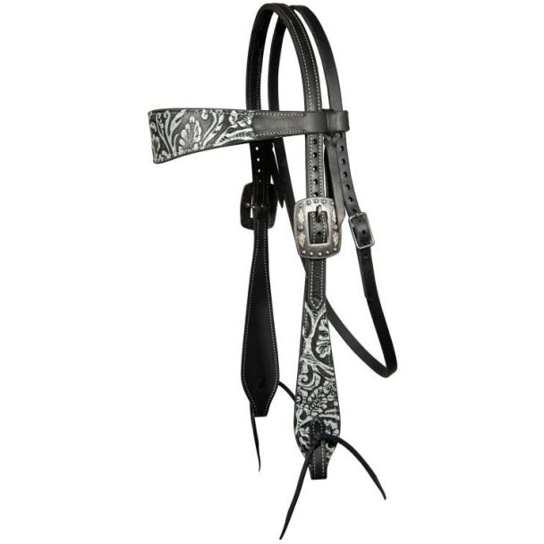 Professional's Choice Browband Swell Cheek Paisley Headstall