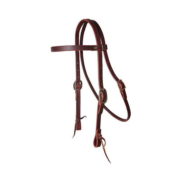 Latigo Browband Headstall - Cob