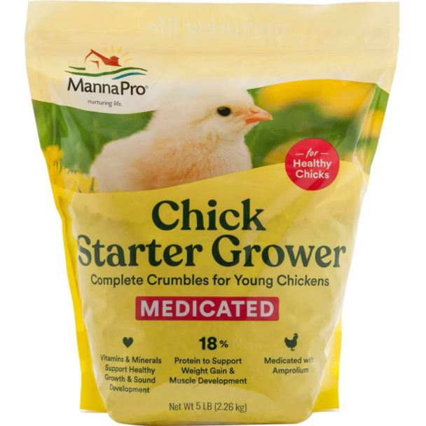 Chick Starter Medicated Crumbles - 5lbs