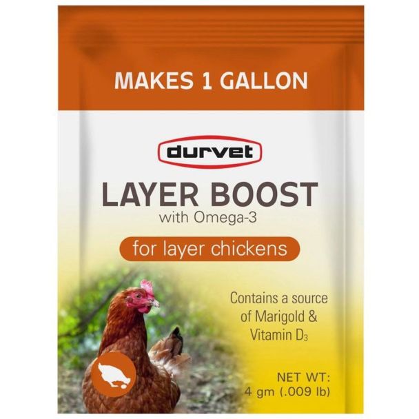 Durvet Layer Boost For Layer Chickens - 40 Pack