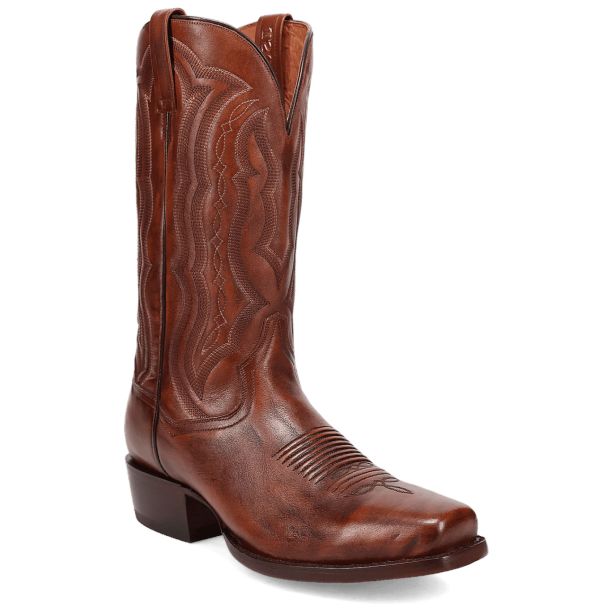 Dan Post Men's Wade Leather Western Boot - Brown