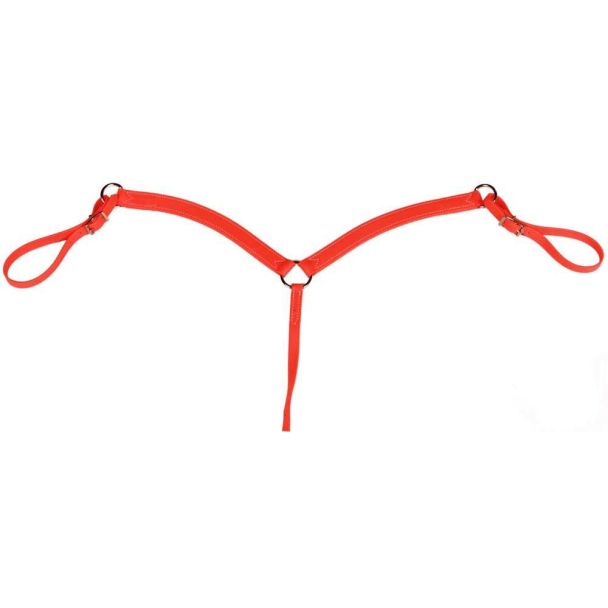 Beta Biothane Breast Collar - Orange