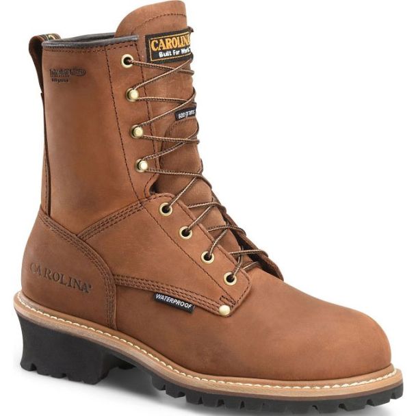Carolina Men's Elm 8" Soft Toe Insulated Waterproof Logger