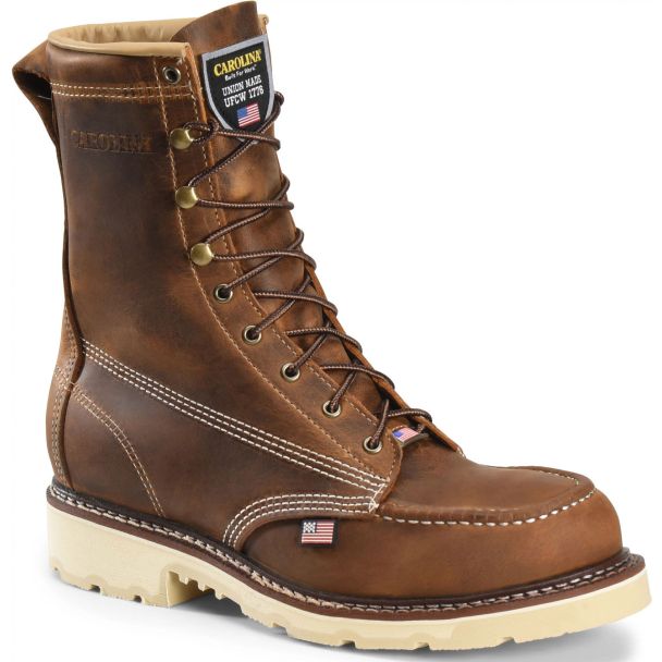 Carolina Ferric USA Made 8" Steel Toe Work Boot