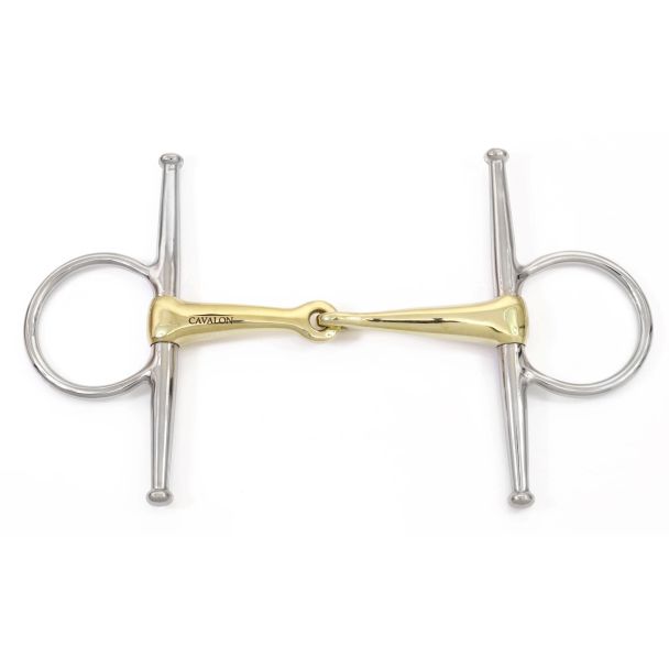Full Cheek German Silver Single Joint Snaffle Bit