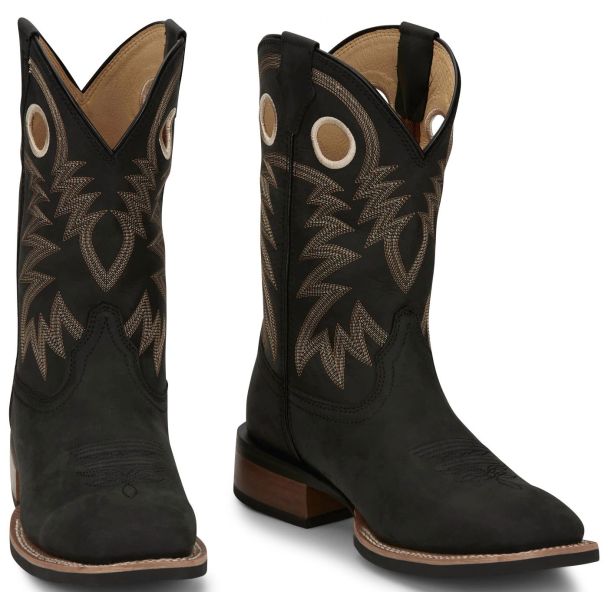 Justin Show Stopper 11" Western - Black