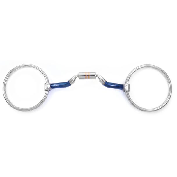Loose Ring Sweet Iron Low Port Barrel Snaffle Bit - 5"