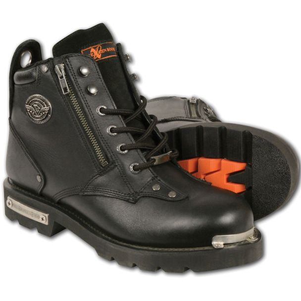 Men&rsquo;s Lace to Toe Boot w/ Double Sided Zipper Entry 