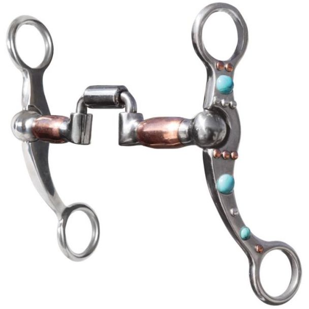 Professional's Choice Turquoise&nbsp;&nbsp;Dot Shank - Hinged Port&nbsp;