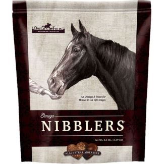 Omega Nibblers Low Starch and Sugar Treats Molasses Flavored 3.5 lb
