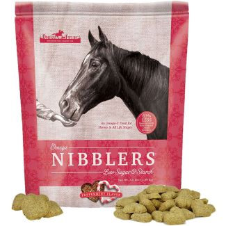 Omega Nibblers Low Starch and Sugar Treats Peppermint Flavor 3.5 lb