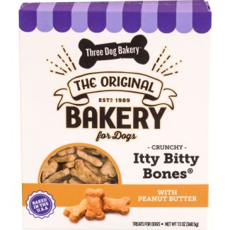 Itty Bitty Bones Dog Cookies - Peanut Butter &amp; Vanilla - 13oz