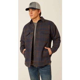 Hastings Retro Shirt Jacket - Parisian Night