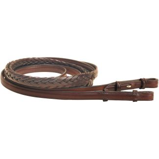 Plaited Reins with Hook &amp; Stud Ends