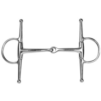 Medium Weight Full Cheek Eggbutt Snaffle Bit