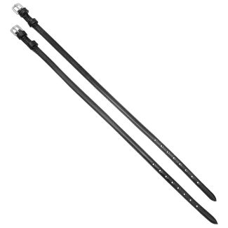 Tory Leather English Spur Straps with Double Keepers