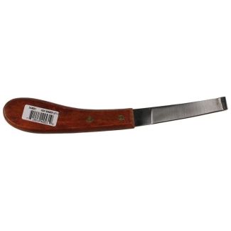 Wide Single Blade Hoof Knife - Left Handed