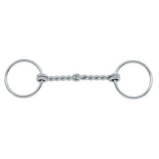 Draft Bit, 6" Single Twisted Wire Snaffle Mouth