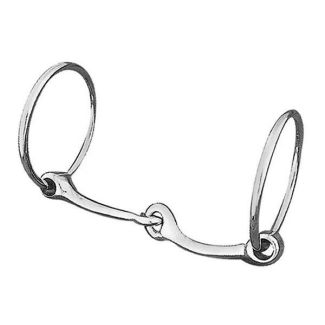Draft Bit, 6" Snaffle Mouth, Nickel Plated&nbsp;