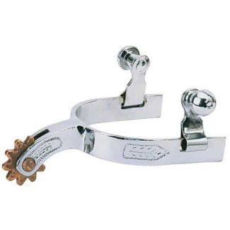 Children's Spurs with Engraved Band
