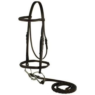 Gatsby Plain Raised English Bridle - Cob Size