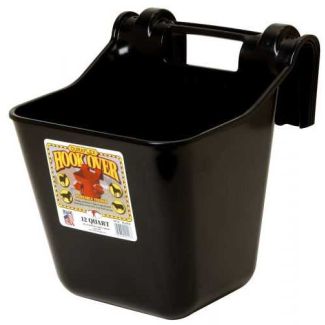 12 Quart Plastic Hook Over Feeder - Colors