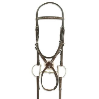 Classic Collection- Figure 8 Comfort Crown Bridle w/ BioGrip Rubber Reins