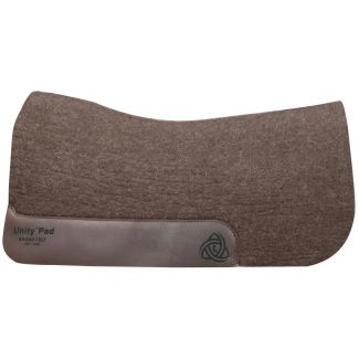 Penly Horsemanship Unity Saddle Pad - Brown - 3/4" x 32" x 32"