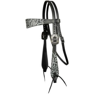 Professional's Choice Browband Swell Cheek Paisley Headstall