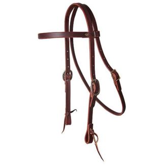 Latigo Browband Headstall - Pony