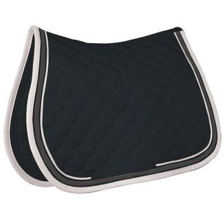 Crescent All Purpose Saddle Pad - Black/Grey/White